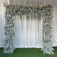 HM003 Arche de fleurs de mariage en gros, arche rectangulaire, arrangement de fleurs artificielles en soie, décoration d'arche pour mariage