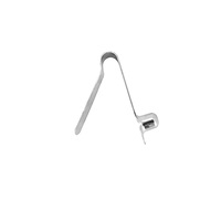 Clip à ressort en acier inoxydable en forme de V pour tente, modèle MSS-004, pour usage en quincaillerie et mobilier