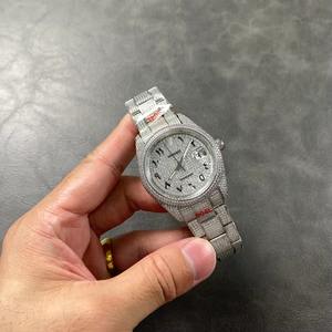 Reloj Mecánico de Lujo Personalizado con Diamantes de Sílice 18k, Alta Calidad 904, Multifunción, Automático, para Parejas - Product Image 2