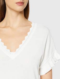 Nouveaux hauts courts décontractés Slim <span class=keywords><strong>Fit</strong></span> pour femmes chemises à lacets à manches courtes avec des t-shirts à <span class=keywords><strong>la</strong></span> mode - Product Image 2