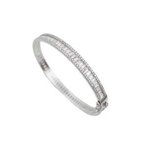 <span class=keywords><strong>Bracelet</strong></span> pour femme Gestapa plaqué or, modèle industriel lourd, serti <span class=keywords><strong>de</strong></span> diamants carrés en rangée, <span class=keywords><strong>de</strong></span> diamants brillants et <span class=keywords><strong>de</strong></span> diamants incrustés effet rivière d'étoiles, <span class=keywords><strong>de</strong></span> qualité supérieure - Product Image 5