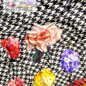 16/19/22/25/30/40MM morbido tessuto grigio lucido 100% seta di gelso raso - Product Image 5