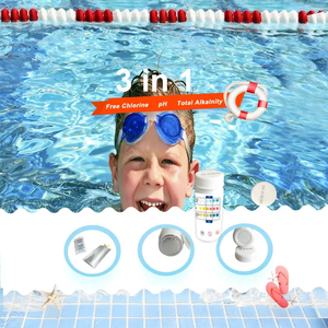 Tiras de prueba de agua 3 en 1 <span class=keywords><strong>para</strong></span> spa y piscina, tiras de prueba integrales <span class=keywords><strong>para</strong></span> piscina, 50 tiras - Product Image 5