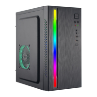Caja de Ordenador Personalizada al por Mayor, Micro ATX con Asa, Panel Frontal Personalizado, Torre Media con Pantalla LCD, Mini Torre