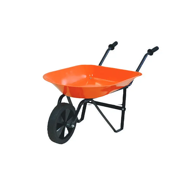 عربة لعبة بعجلات بلاستيكية مصنوعة من الصلب للأطفال