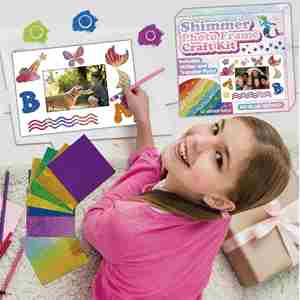 Juguete Creativo de Decoración con Imágenes para Niños, Regalo Perfecto para el Desarrollo de la Motricidad Fina, Kit de Manualidades de Mosaico Brillante, Marco de Fotos - Product Image 1