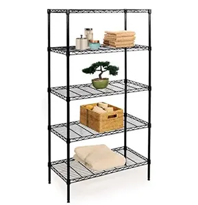 Custom Garage Home Furniture 5 Tier Plant Pot Album Book Cleaning Tool Accessories Shoes Metal Storage Rack