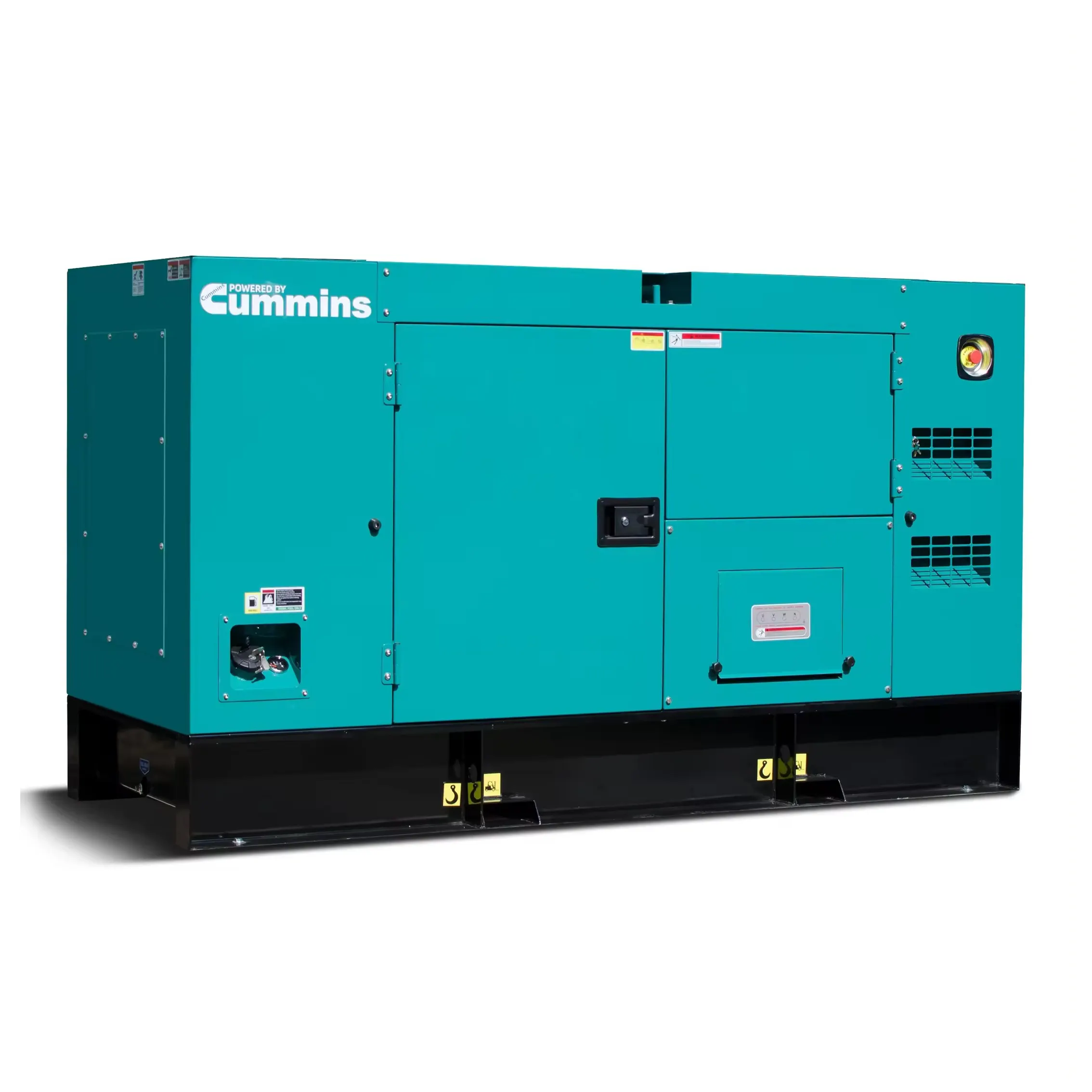 CUMMINS 110V 120V 220V 240V 380V 400V 50HZ 60Hz 3 phase water cooling 12kw 15 kva super silent diesel electric generator set