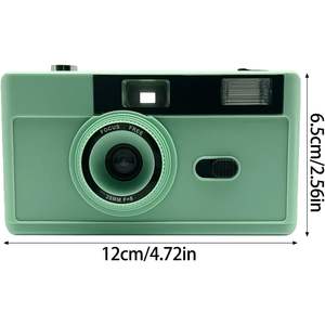 Appareil photo argentique rétro en plastique 35 mm, pas jetable, réutilisable, avec flash, pour étudiants, voyages en extérieur et fêtes - Vente en gros à prix abordable - Product Image 2
