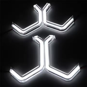 Factory RGB LED Iconic Angel Eyes DRL Kit Car Lighting para BMW 160 185 F30 F35 F81 F60 E90 E92 190 192 Acrílico Angel Eyes - Product Image 4