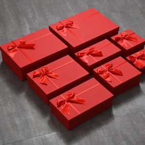 Tùy Chỉnh Bow Hộp Quà Tặng Hình Chữ Nhật Bầu Trờ<span class=keywords><strong>i</strong></span> Và Trá<span class=keywords><strong>i</strong></span> Đất Bìa Giấy Quà Tặng Bao Bì Nhỏ Hộp Quà Tặng - Product Image 4