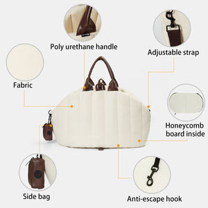 कुत्ते के वाहक कंधे के लिए लक्जरी ऑक्सबर्ड पालतू यात्रा बैग साइकिल वाहक पालतू जानवरों की आपूर्ति - Product Image 3