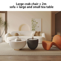 Direktverkauf ab Werk Sofa Maßgefertigtes Gebogenes Weißes Modulares Sofa-Set Wohnzimmer-Sofa