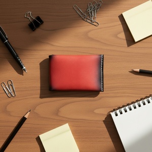 Boshiho Simple Sewing Line Genuine Leather Card <b>Holder</b> Men's <b>Id</b> Card Wallet Classic Genuine Leather Men's Wallet - Product Image 6