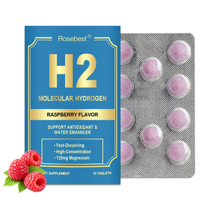 Tabletas Efervescentes de Hidrógeno Molecular H2 de Magnesio de 120 mg, de Disolución Rápida y Alta Concentración (16 ppm), Marca Privada OEM - Product Image 1