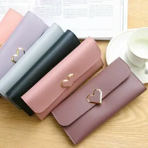 PU Leather Phone Money Pocket for Girl Lady Women's Wallets Card Holder Coin Purses Clutch Bags