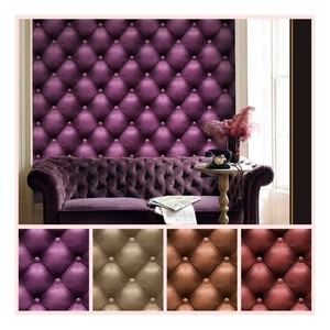 Nuevo papel pintado de la decoración del hogar del pvc de los diseños 3d, papel pintado colorido interior rueda <span class=keywords><strong>en</strong></span> la acción - Product Image 4