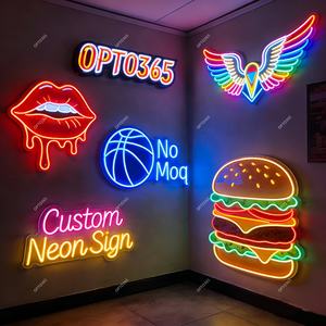 لافتة نيون مخصصة بدون حد أدنى للطلب، شعار مخصص، خدمة التوصيل المباشر، لافتة نيون مخصصة للحفلات وديكور المنزل - Product Image 2