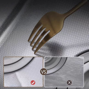 Évier miniature en acier inoxydable HuSheng 304, évier de bar encastré avec couvercle, rince-verre intégré pour îlot de cuisine - Product Image 3