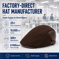 Casquette plate marron chocolat foncé avec panneau latéral intégré, surpiqûres ton sur ton, sangle réglable avec boucle, unisexe, polyester/coton, printemps