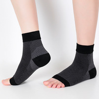 Attelle de compression élastique de cheville de classe I avec soutien de la voûte plantaire pour pieds plats, protection sportive de la cheville