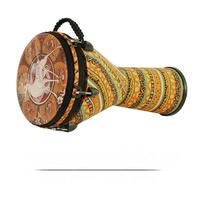 Haute qualité 12 pouces PVC Djembe nouveau style tambour africain à réglage mécanique pour adultes débutants pour musiciens