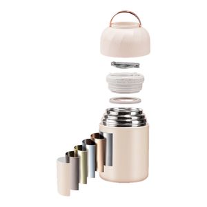 स्टेनलेस स्टील 500 मिलीलीटर वैक्यूम सील टंबलर थर्मोस फ्लैस्क थर्मोमोस फ्लैस्क और कवर के साथ पोर्टेबल आउटडोर उपयोग - Product Image 5