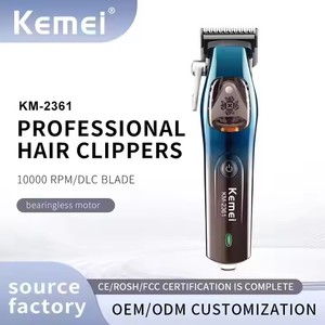 Nouveau Produit Tondeuse à Cheveux Professionnelle Kemei KM-2361 10000 RPM pour Homme Barbier Tondeuse à Barbe Rechargeable Machine de Coupe - Product Image 2