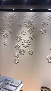 لوحة حائط ثلاثية الأبعاد مخصصة من المصنع لغرفة المعيشة ، مواد غرفة النوم ، نحت ثلاثي الأبعاد ، صناعة يدوية مطرزة للفندق الخارجي - Product Image 4