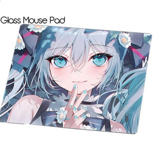 Tapis de souris en verre résistant à <span class=keywords><strong>l</strong></span>'usure, à surface micro-gravée lisse et de haute qualité, très vendu - Product Image 1