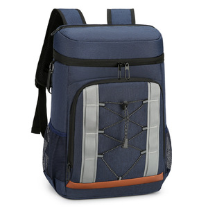 Mochila nevera aislada para exteriores con doble capa de tela Oxford y almacenamiento para botellas de vino, ideal para pícnic, camping y viajes. - Product Image 5