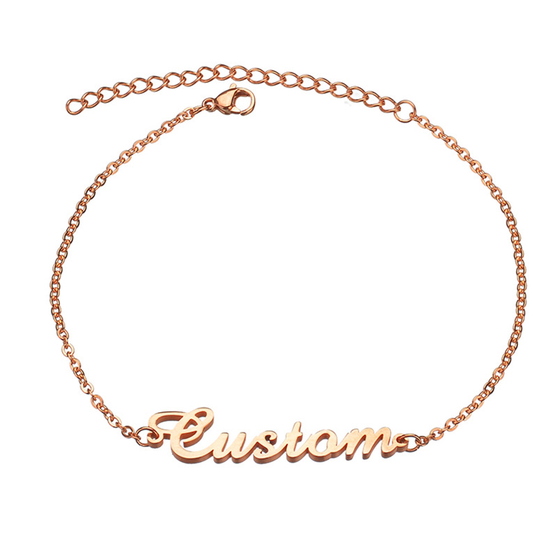 Bracelet de cheville (or rose)