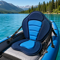 Siège de kayak confortable avec coussin de soutien dorsal rembourré, chaise de bateau amovible pour kayak et canoë, pour commandes en gros, approvisionnement et exportation