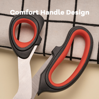 Ciseaux de tailleur professionnels en acier inoxydable pour couper le papier ciseaux de couture de qualité bricolage avec poignée en plastique pour tissu