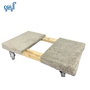 Chariot de <span class=keywords><strong>transport</strong></span> robuste OEM de 450 kg pour meubles, appareils électroménagers, tapis gris et bois, avec chariot à outils intégré - Product Image 1