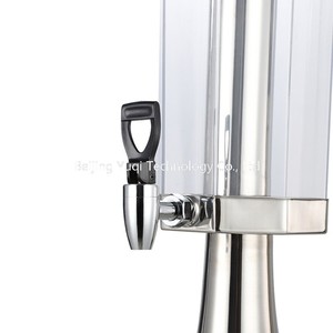 Dispenser di Bevande Commerciale in Acciaio Inox Dorato a Doppio Contenitore da 6L, Raffreddato a Ghiaccio per Caffetterie, con Maggiore Produzione e Nessuna Attesa - Product Image 6