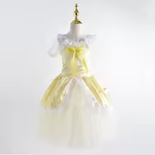 Vestido <span class=keywords><strong>de</strong></span> Ballet Profesional Romántico <span class=keywords><strong>de</strong></span> Tul Largo para Niñas, <span class=keywords><strong>Disfraz</strong></span> <span class=keywords><strong>de</strong></span> Bailarina con Estampado Luminoso - Product Image 6