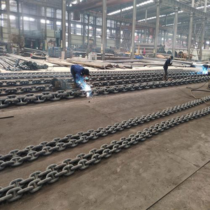 سلسلة ربط من الفولاذ السبائكي مطلية بالزنك بالغمس الساخن، درجة قياسية للرسو البحري، معتمدة من ISO - Product Image 2