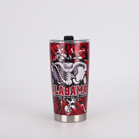 Bouteille d'eau isotherme Vigreat à motif mignon, couvercle rond, en acier inoxydable, gourde de poche portable, motif personnalisé, cadeau quotidien