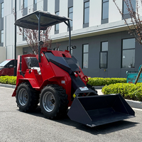 Hochwertiger Frontlader 4x4 Baggerlader Planierraupe Kleiner Kompaktlader 1 Jahr Garantie