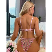 JENGS, venta al por mayor, ropa interior Sexy para mujer, corsé erótico con tiras, lencería Sexy transparente de 2 uds.
