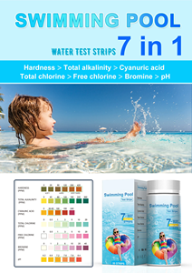 7-in-1 Spa 4 in 1 piscina e Spa strisce reattive perossido PH alcalinità <span class=keywords><strong>TH</strong></span> Test di qualità dell'acqua striscia di prova - Product Image 5