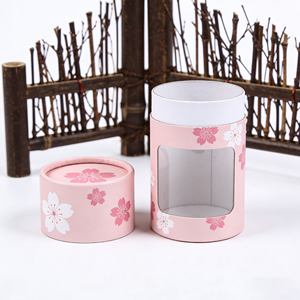 High-End Custom Printed <b>round</b> Paper Tube Packaging <b>Boxes</b> Lid for Jewelry Cosmetic Gift Packaging-Wholesale Options Available - Product Image 2