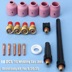 ชุดหัวเชื่อม TIG รุ่น QY SR WP9 20 25 พร้อมเลนส์แก๊ส ตัวจับหัวเชื่อม และฝาครอบด้านหลัง สำหรับเชื่อมอาร์กอน - Product Image 2