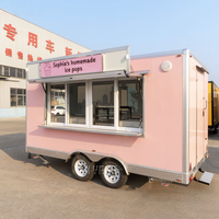 Camion de pizza mobile, remorque alimentaire, camion à pizza et café, chariot à hot-dogs, camion de restauration BBQ, camion de pizza, cuisine mobile, nouveau camion de crème glacée