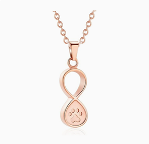 Kalung Abu Hewan Peliharaan dari Baja, Cetakan Cakar Anjing Kucing, Liontin Urn Kremasi Cinta Abadi, Perhiasan Kenangan untuk Keluarga Hewan Peliharaan - Product Image 5