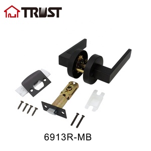 Panasonic — levier tubulaire, 6913-R-MB, pour portes intérieures de qualité 3, serrure de porte, noir mat - Product Image 2