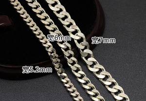 2.5/3/3.7/4/4.6/5.2/5.6/6/7/7.7/8 MM Italie 925 argent Sterling cubain <span class=keywords><strong>gourmette</strong></span> chaîne collier rouleau pour hommes - Product Image 3