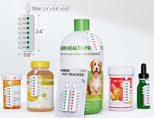 Pilulier portable réutilisable en ABS, design compact pour le suivi quotidien des médicaments, idéal pour les cadeaux cliniques - Product Image 2