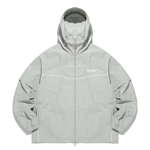 Chaqueta con Capucha Personalizada para Exteriores, Ligera, de Poliéster 100%, Informal, de Secado Rápido, Resistente al Agua, al Viento y al Agua - Product Image 2